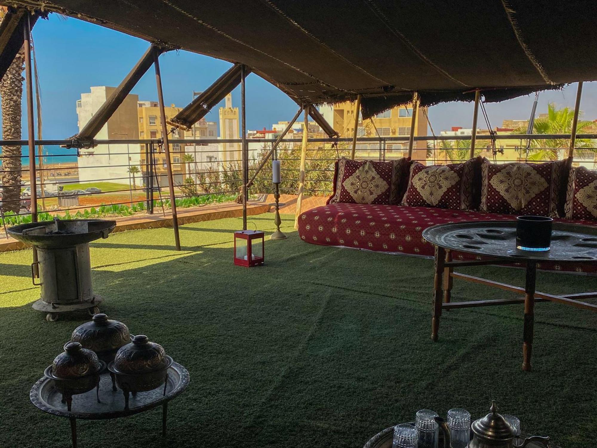Dar Lghzal Special Offer In Rabat Winner Of Guest Experience 2025 Awards Traditional Sahrawi And Berber Privative Villa With Swimming Pool Jacuzzi Sea View And On Site Restaurant Ideal For Family And Groups In Rabat'S Center No Car Required Dış mekan fotoğraf